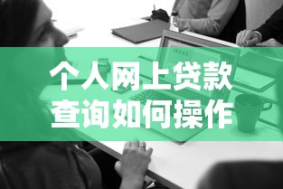 个人网上贷款查询如何操作？需要安全正规的官方渠道