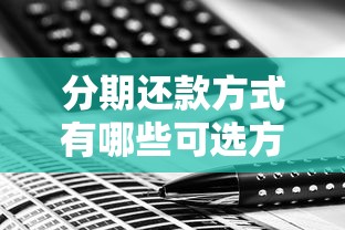 分期还款方式有哪些可选方案