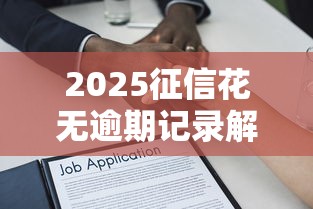 2025征信花无逾期记录解析