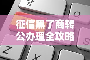 征信黑了商转公办理全攻略