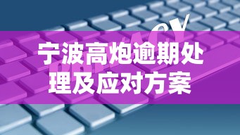 宁波高炮逾期处理及应对方案