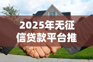 2025年无征信贷款平台推荐