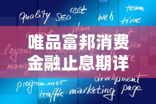 唯品富邦消费金融止息期详解