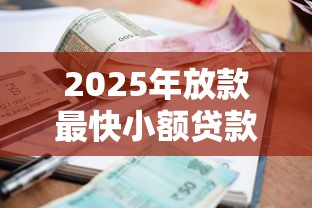 2025年放款最快小额贷款公司