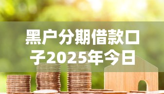 黑户分期借款口子2025年今日必申！隆重探讨5个白户秒过的网贷2025年还款
