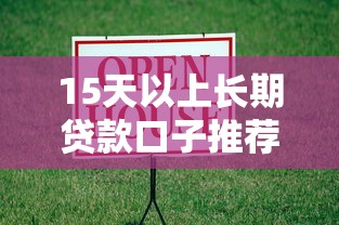 15天以上长期贷款口子推荐