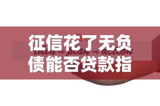征信花了无负债能否贷款指南