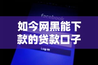 如今网黑能下款的贷款口子！2025年详述这5个不看大数据必下的网贷