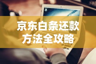 京东白条还款方法全攻略
