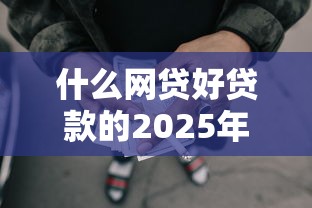 什么网贷好贷款的2025年最新资讯！本文为您精心叙述！