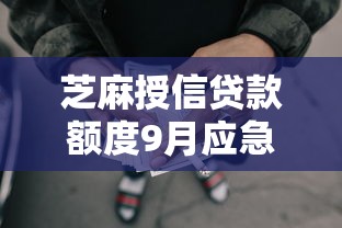 芝麻授信贷款额度9月应急技巧！推选5个网贷口子借钱额度