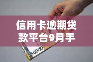 信用卡逾期贷款平台9月手把手评测！评点这五个日利率万3的贷款口子
