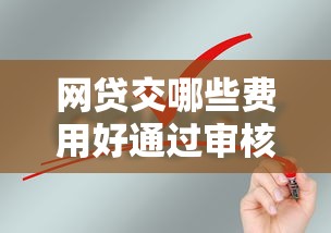 网贷交哪些费用好通过审核2025年内部审核通道！本文为您深入归纳！