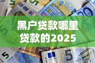 黑户贷款哪里贷款的2025年赶忙存好！本篇为您隆重品评！