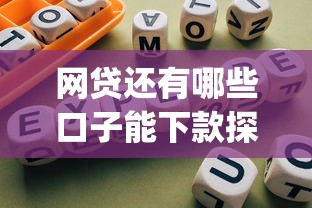 网贷还有哪些口子能下款探索这5个！本文为您隆重论述！_1