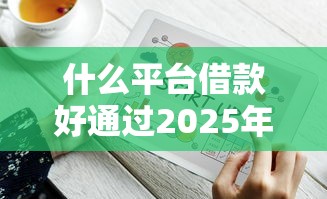 什么平台借款好通过2025年应急技巧！必瞧这5个网贷口子容易通过的软件