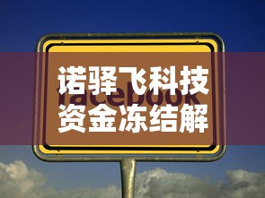 诺驿飞科技资金冻结解冻全指南