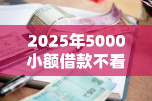 2025年5000小额借款不看征信平台