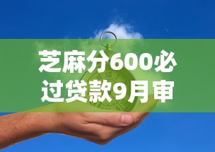 芝麻分600必过贷款9月审核员亲授！顺便推荐5个芝麻分600借款口子必过