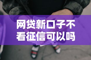 网贷新口子不看征信可以吗，搜罗5个网贷口子借款不看征信可以