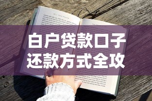 白户贷款口子还款方式全攻略