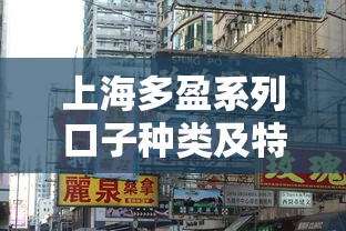 上海多盈系列口子种类及特点解析