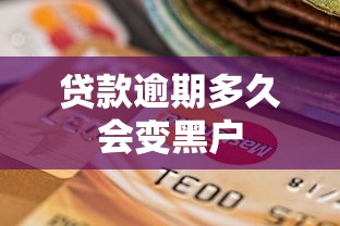 贷款逾期多久会变黑户