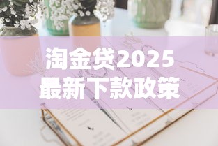 淘金贷2025最新下款政策解析