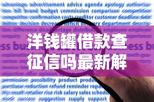 洋钱罐借款查征信吗最新解答