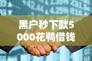 黑户秒下款5000花鸭借钱无视征信