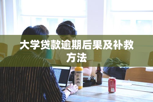 大学贷款逾期后果及补救方法
