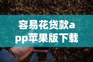 容易花贷款app苹果版下载安装指南