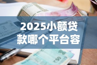 2025小额贷款哪个平台容易通过
