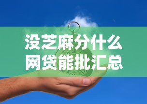 没芝麻分什么网贷能批汇总这五个！本篇为您详细揭秘！
