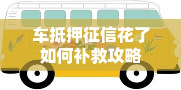 车抵押征信花了如何补救攻略