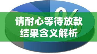 请耐心等待放款结果含义解析