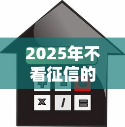 2025年不看征信的线上贷款平台今日极速审批攻略！本文汇集5个网贷口子借钱不用查征信