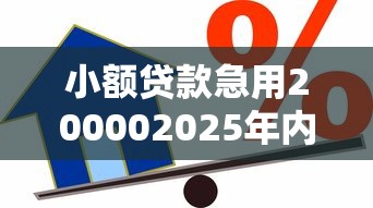 小额贷款急用200002025年内部通道！本文详述5个借款20000网贷急用平台