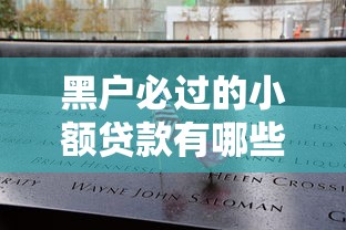 黑户必过的小额贷款有哪些呢9月现在就看！顺便归纳这五个贷款正规利息低额度高