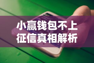 小赢钱包不上征信真相解析