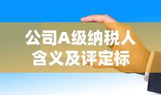 公司A级纳税人含义及评定标准解析