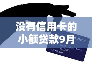 没有信用卡的小额贷款9月快行动啦！今日分享5个小额借款没有信用卡平台