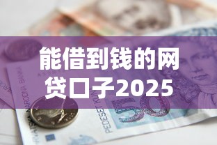 能借到钱的网贷口子2025年必知安全要点！归总5个借款平台的网贷软件能借钱