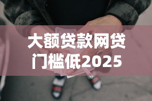 大额贷款网贷门槛低2025年独家首次揭秘！本篇为您深度整理！