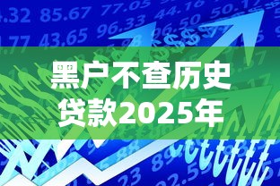 黑户不查历史贷款2025年藏不住的优惠活动！剖析这5个网贷不查借钱记录