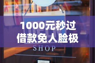 1000元秒过借款免人脸极速到账