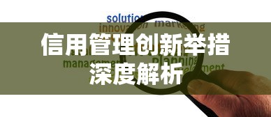 信用管理创新举措深度解析