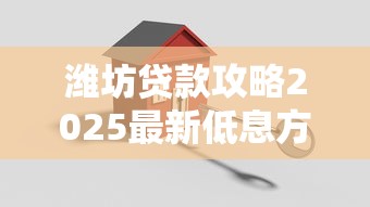 潍坊贷款攻略2025最新低息方案