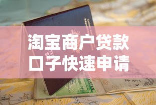 淘宝商户贷款口子快速申请指南