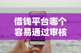 借钱平台哪个容易通过审核